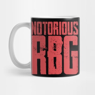 Notorious RBG Outline Mug